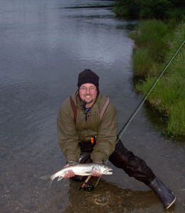 fly fishing lake trout